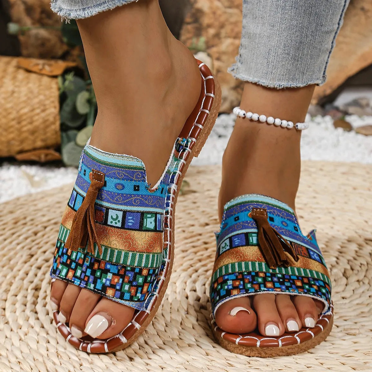 SANDALIAS BOHEMIAS IMPORTADA– BAJAS CON SUELAS ERGONÓMICAS