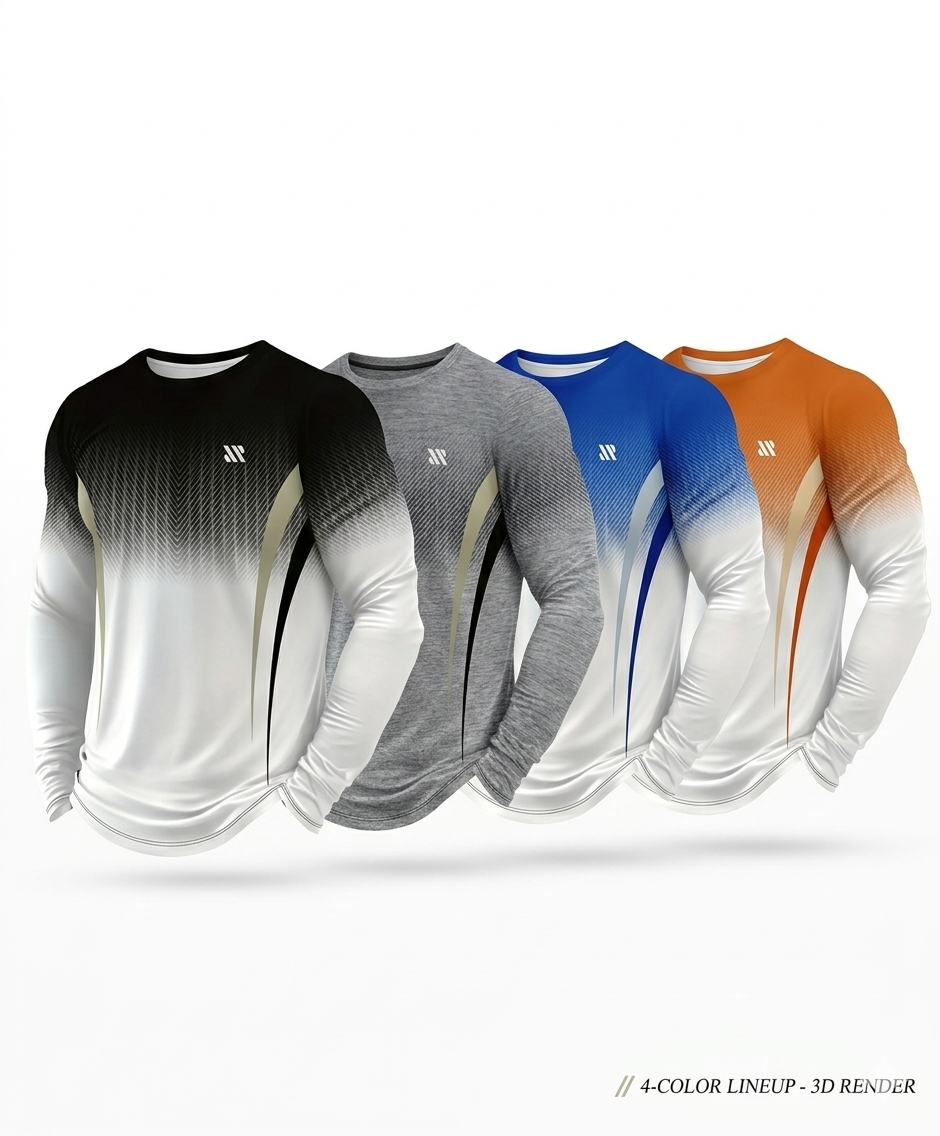 CAMISETA DEPORTIVA MANGA LARGA DE HOMBRE