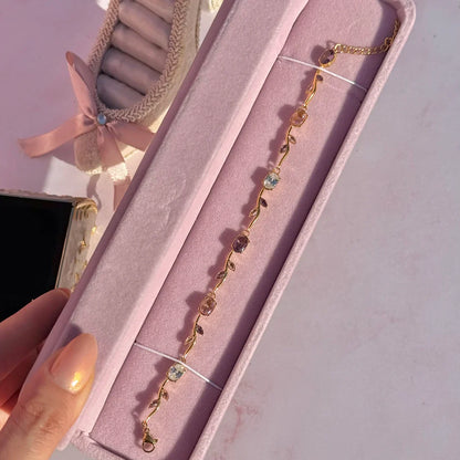 PULSERA FLORES ETERNAS — ELEGANCIA DELICADA QUE ENAMORA