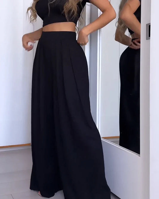 PANTALONES HOLGADOS Y ACAMPANADOS DE PIERNA ANCHA