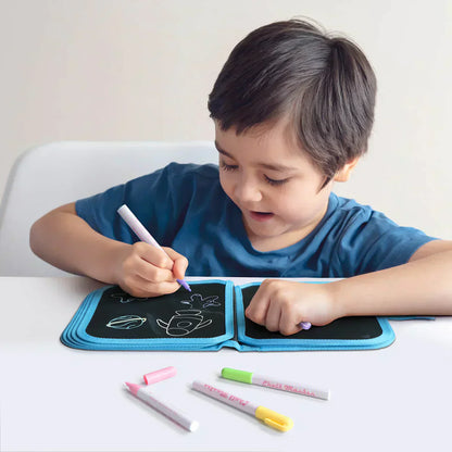CUADERNO DE DIBUJO REUTILIZABLE PARA NIÑOS – CREATIVIDAD SIN LÍMITES
