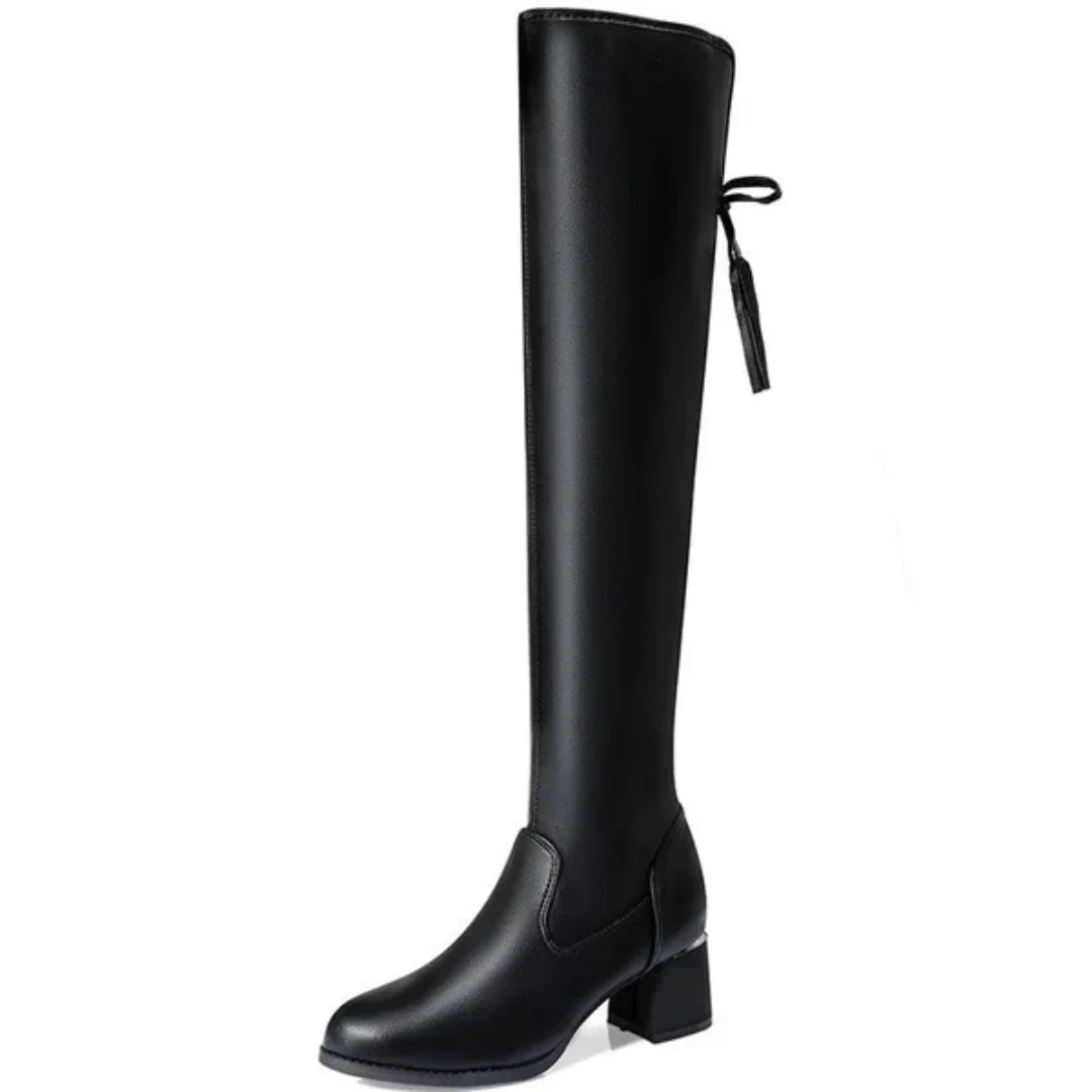 BOTAS LARGAS ELÁSTICAS PARA MUJER - ELEGANCIA Y COMODIDAD EN CADA PASO