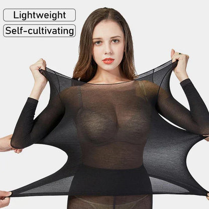 ROPA INTERIOR TÉRMICA ELÁSTICA SIN COSTURAS – MANTIENE TU CALOR Y COMODIDAD TODO EL DÍA