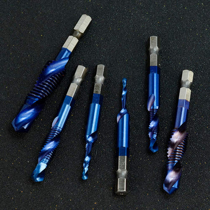 KIT DE BROCAS ROSCADORAS 6 EN 1 TITANPRO
