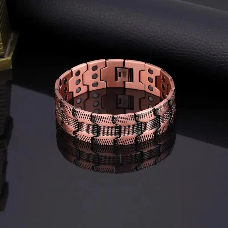 PULSERA MAGNÉTICA DE COBRE – ENERGÍA, ESTILO Y BIENESTAR