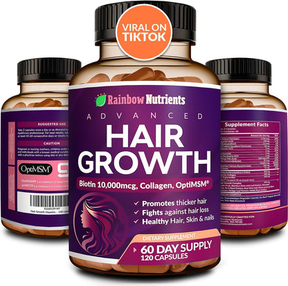 HAIR GROWTH – CRECIMIENTO CAPILAR MÁS FUERTE, DENSO Y SALUDABLE