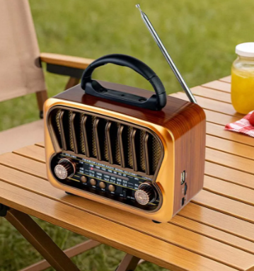 RADIO VINTAGE - SONIDO RETRO PORTÁTIL CON TECNOLOGÍA MODERNA
