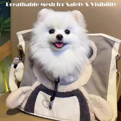 BOLSO TRANSPORTADOR PARA MASCOTAS – DISEÑO ADORABLE Y SÚPER CÓMODO