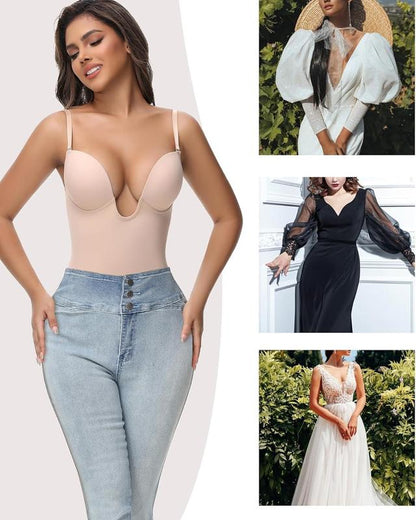 FAJA MOLDEADORA SIN ESPALDA CON TIRANTES AJUSTABLES
