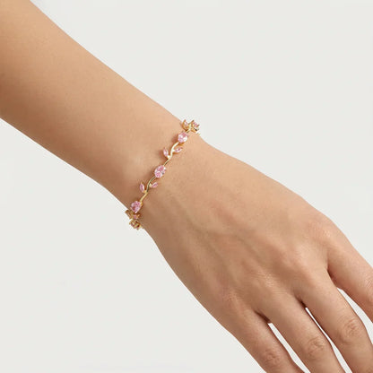 PULSERA FLORES ETERNAS — ELEGANCIA DELICADA QUE ENAMORA