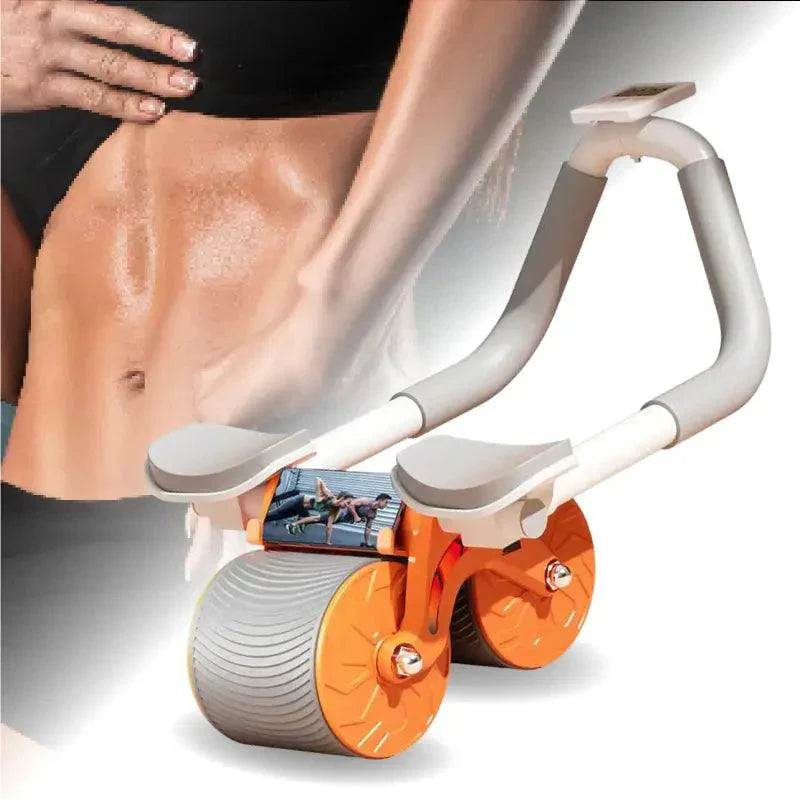 RUEDA ABDOMINAL CON REPOSA CODOS Y SOPORTE AVANZADO