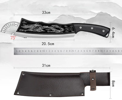 CUCHILLO LABRADO A MANO METADRAGONES