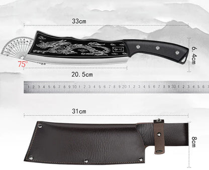 CUCHILLO LABRADO A MANO DE METADRAGONES 2x1