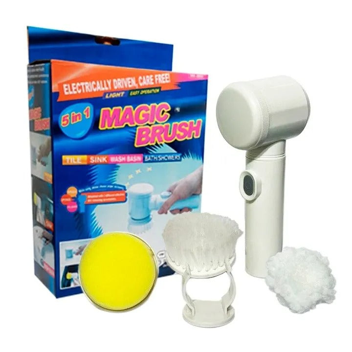 Magic Brush - Cepillo De Limpieza Eléctrico 5 En 1