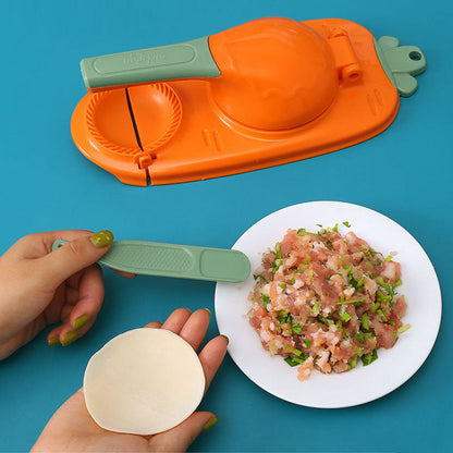 NUEVA PRENSA MOLDE PARA EMPANADAS 2 EN 1®️