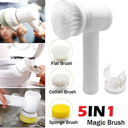 Magic Brush - Cepillo De Limpieza Eléctrico 5 En 1